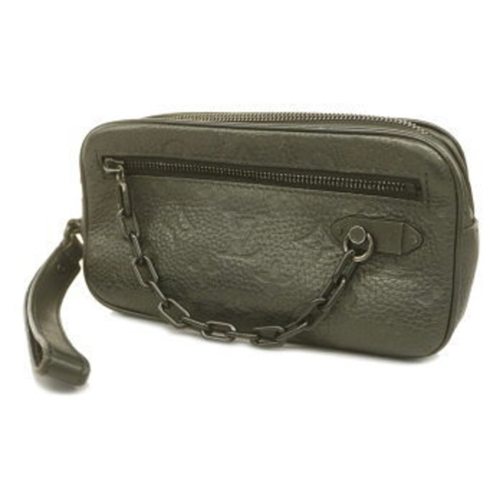Louis Vuitton Monogram Taurillon Pochette Volga Clutch Bag